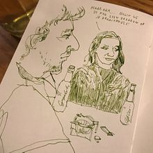 Sketchbook drawings and urban sketching. Un progetto di Disegno artistico, Disegno, Disegno anatomico, Disegno di ritratti, Sketchbook e Bozzetti di Gemma Plum - 18.03.2021