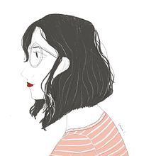 Self portrait. Ilustração digital e Ilustração tradicional projeto de Lorena L - 18.03.2021