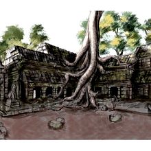El dueño del templo . Menggambar proyek oleh Ana Ramírez - 03.18.2021