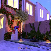 Diseño de Antejardín Casa Mirasol, Cali-Colombia. Decoration, Interior Design, L, scape Architecture, and 3D Modeling project by Dario Pareja Diaz - 03.18.2021