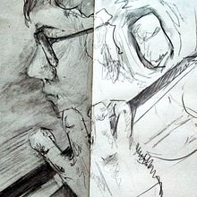 Retrato. Artes plásticas, Concept Art, Desenho, Desenho a lápis, Desenho artístico, Desenho de retrato, e Desenho realista projeto de Mar Bretones - 19.04.2020