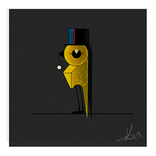 Pássaro do tempo. Digital Illustration project by Juan Blancas Escobedo - 03.18.2021