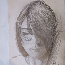 Retrato. Artes plásticas, Concept Art, Desenho, Desenho a lápis, Desenho anatômico, Desenho artístico, Desenho de retrato e Ilustração tradicional projeto de Mar Bretones - 05.04.2021