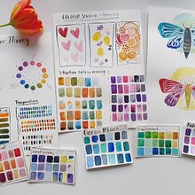 Colour Theory. Watercolor Painting project by Ellie Anne - 03.18.2021
