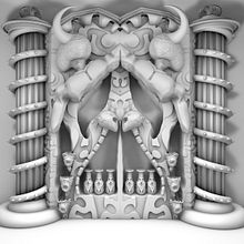 Gate . 3D, Sketching, 3D Design, and 3D Modeling project by Abraham Hernández Ramírez - 04.16.2020