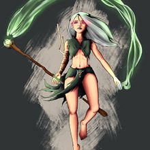 Dark Mage. Un proyecto de Diseño de personajes e Ilustración digital de Cristhian Vidal Correa - 15.01.2021