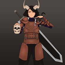 Fanart of my friend. Un proyecto de Diseño de personajes e Ilustración digital de Cristhian Vidal Correa - 30.01.2021