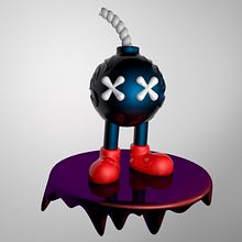 Boom Boom Bombi. Een project van 3D,  3D-ontwerp, 3D-karakterontwerp y  3D-modellering van Abraham Hernández Ramírez - 25.04.2020