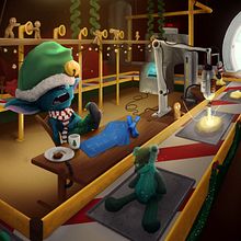S.A.G.W.A.L. - Santa's Automated Gift Wrapping Assembly Line. Un progetto di Character design, Illustrazione infantile, Arte concettuale e Illustrazione tradizionale di Boris Gvozderac - 18.01.2021