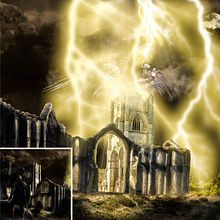 Dark Souls: Night of Nameless King - Proyecto Matte Painting. Matte Painting project by daniel quero - 03.18.2021