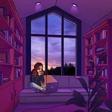 Countryside Chilling Animation. Un progetto di Animazione 2D, Disegno digitale e Illustrazione tradizionale di Julia Bullet - 15.03.2021