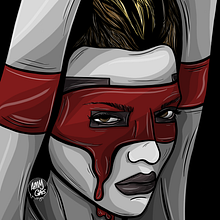 Defeat. Een project van  Beeldende kunst, Digitale tekening, Traditionele illustratie y Digitale illustratie van Angela Langlais Gómez - 05.03.2021