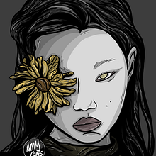 Deep Look. Een project van  Beeldende kunst, Digitale tekening, Traditionele illustratie y Digitale illustratie van Angela Langlais Gómez - 17.02.2021