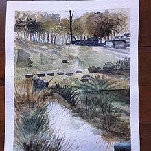 Mi Proyecto del curso:  Paisajes naturales en acuarela. Un proyecto de Bellas Artes de María Otero Macías - 01.04.2021