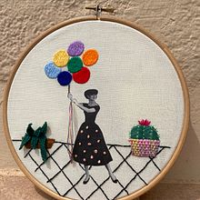 Mi Proyecto del curso: Bordado en fotografías sobre tela. Fotografia, Colagem, Papercraft, Estampagem, Bordado, DIY, e Design têxtil projeto de Pilar Mata Abadia - 29.06.2021