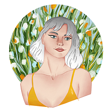 Summer Breeze. Artistic Drawing, Digital Drawing, Digital Illustration, and Portrait Drawing project by Pierre-Baptiste - 07.16.2020
