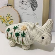 Mi rino Selva . Crochet project by Núria AI - 03.19.2021