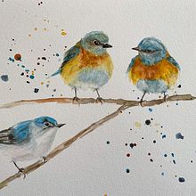 watercolor course with Sarah Stokes. Watercolor Painting project by Sally Farrington - 03.19.2021