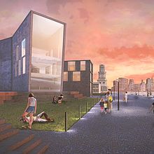 Proyecto portuario. Un progetto di 3D, Architettura e Postproduzione fotografica di Ma Belen Villarruel - 19.03.2021