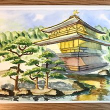 My project in Architectural Sketching with Watercolor and Ink course . % 文源 張 tarafından hazırlanan Mimarlık projesi - 03.20.2021