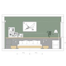 Bedroom Interior Design. Interior Design project by Marina Loeb - 02.20.2021