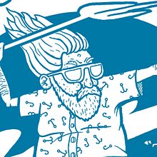 Mi proyecto NEPTUNE: THE BEST HARPOONS. Digital Illustration project by apolo_martinez - 03.20.2021