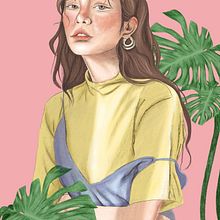 Mi Proyecto del curso: Retrato ilustrado con Procreate.  project by Daniela Rodríguez - 03.20.2021