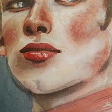 Il mio progetto del corso: Ritratto artistico ad acquerello. Watercolor Painting project by Valentina Cartura - 03.20.2021