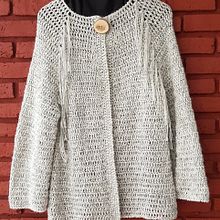 Mi Proyecto del curso:  Top-down: prendas a crochet de una sola pieza. Crochet project by Carolina Porley - 03.20.2021