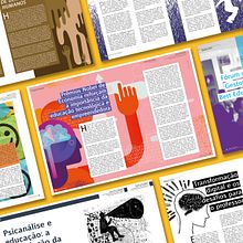 Diagramações de revista. Editorial Design project by Michelle Pereira - 12.30.2020