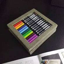 concrete store system for pens & markers. Arts, Crafts, Design, Accessor, and Design project by David Paulo - 03.22.2021