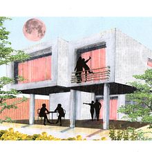Luna rosa . % Giovanni Florez Sierra. tarafından hazırlanan Mimarlık projesi - 02.15.2021