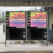 Proyecto "Saturated Landscape". Street Art, Poster Design, and Graphic Design project by Donnet Arzate - 03.21.2021