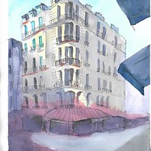 Mi Proyecto del curso: Dibujo arquitectónico con acuarela y tinta. Een project van Aquarelschilderen van Domingo Martinez Becerra - 21.03.2021