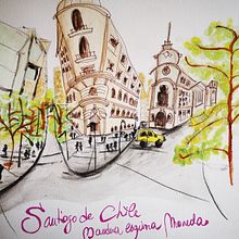 Mi Proyecto del curso: Sketchbook pictórico en gouache. Projekt z dziedziny  Architektura, Architektura c, frowa, Kreat, wność,  R, sunek, R, sunek ołówkiem,  Malarstwo, Malowanie akwarelą i Malowanie gwaszami użytkownika Paulina Aravena - 21.03.2021