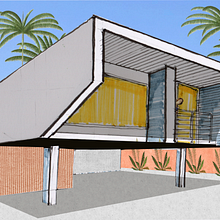 Anexo piso 2. Collage Arquitectónico . % Giovanni Florez Sierra. tarafından hazırlanan Mimarlık projesi - 01.10.2021