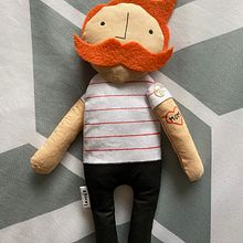 Quincy, my first soft toy creation. Un proyecto de Art to y Diseño de juguetes de Laura - 21.03.2021