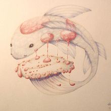 My project in Surrealist Illustration Inspired by Nature course. Drawing project by mornie_utulie - 03.21.2021