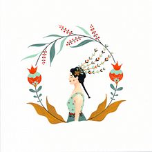 Women with gouache. Editorial Illustration, Gouache Painting, and Traditional illustration project by Cagla Zimmermann - 03.21.2021