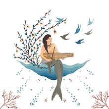 Musician Collaboration . Editorial Illustration, Gouache Painting, and Traditional illustration project by Cagla Zimmermann - 03.21.2021