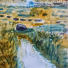 Mi Proyecto del curso:  Paisajes naturales en acuarela. Un proyecto de  de Victoria Beresi - 21.03.2021