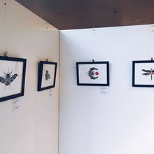 Exhibition . Gouache Painting project by Cagla Zimmermann - 03.21.2021