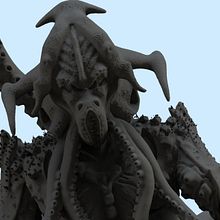 Mi Proyecto del curso: Escultura digital de criaturas fantásticas con ZBrush Ein Projekt aus dem Bereich 3D von Cristina Sanchez Hernandez - 22.03.2021