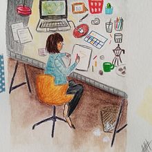 Mi Proyecto del curso: Sketchbook para explorar tu estilo de dibujo. Projekt z dziedziny  R i sunek użytkownika Cristina González - 22.03.2021