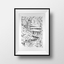 Fallingwater. Un proyecto de Bellas Artes, Dibujo, Ilustración arquitectónica e Ilustración con tinta de Alba Sanfulgencio - 01.01.2017