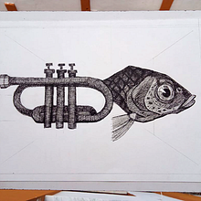 Meu projeto do curso: Ilustração surrealista com caneta fineliner. Artistic Drawing, and Traditional illustration project by Pedro Mendes - 03.22.2021