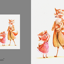 Acuarelas y técnica mixta // Ilustraciones. Editorial Illustration, Children's Illustration, Naturalistic Illustration, and Watercolor Painting project by Laura Fernández Aguilar // DeLucilles - 04.22.2020