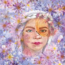 My project in Illustrated Portrait in Watercolor course.  project by Beatrice Bear - 03.22.2021