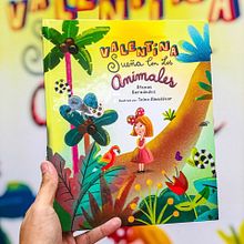 Valentina Sueña con los Animales. Traditional illustration, Character Design, Editorial Design, Education, Creating with Kids, Digital Drawing, and Editorial Illustration project by Taína Almodóvar - 11.22.2019