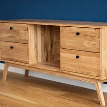 My mid-century modern TV cabinet. Woodworking project by Jakub Grabowski - 03.24.2021